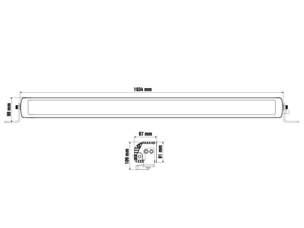 OPTIBEAM Savage 40 LEDBAR papildlukturis - Image 11