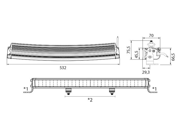 W-LIGHT Wave 500 LEDBAR papildlukturis - Image 4
