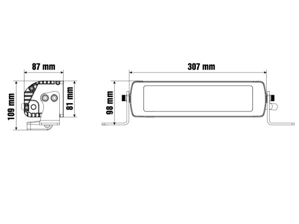 OPTIBEAM Savage 12 LEDBAR papildlukturis - Image 11