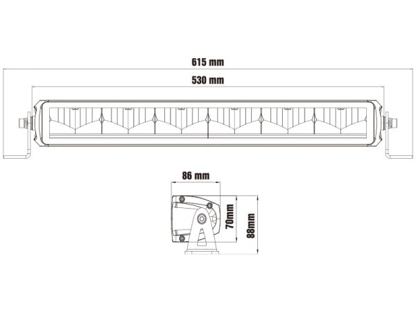 OPTIBEAM Dual All Weather LEDBAR papildlukturis - Image 14