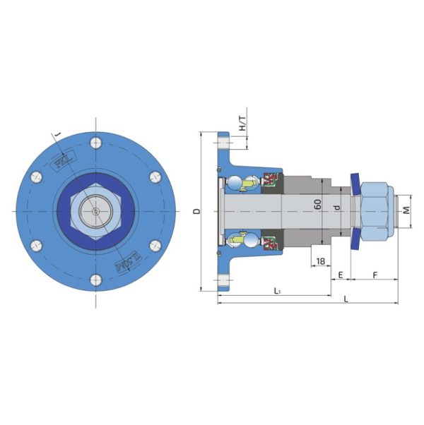 IL50-125/6T-M30x2-164 gultnis