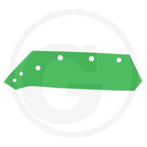 Lemesis kreisā puse 16'' 10mm 073005 KVERNELAND arklam