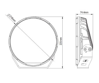 LED-talas-gaismas-lukturis-9-collu-150W-apsildams-dzintara 2