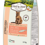 GH CHAT&CHAT KAĶU SAUSĀ B STERILIZED LASIS 14KG