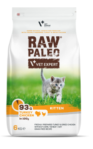 RAW PALEO KAĶĒNU SAUSĀ B TĪTARS/VISTA 6KG