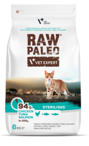 RAW PALEO KAĶU SAUSĀ B STER VISTA/TUNCIS/LASIS 6KG