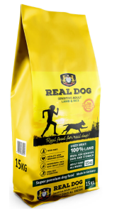REAL DOG SUŅU SAUSĀ B SENSITIVE JĒRS/RĪSI 15KG